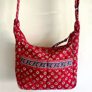 Vera Bradley Red Floral Crossbody Bag
